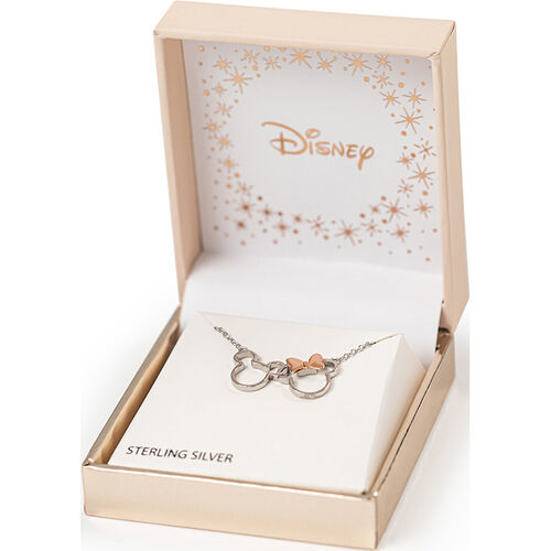 Colgante Mickey & Minnie Disney plata