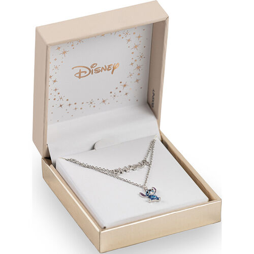 Colgante Ohana Stitch Disney plata