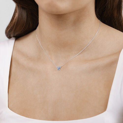 Colgante Diciembre Minnie Disney plata