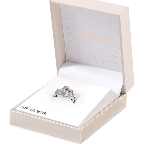 Anillo Mickey & Minnie Disney plata