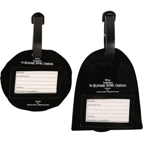 Set 2 Etiquetas de Equipaje Pesadilla Antes de Navidad Disney