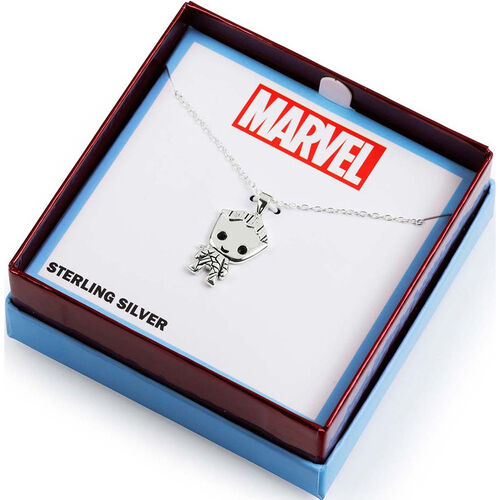 Colgante Groot Guardianes de la Galaxia Marvel plata