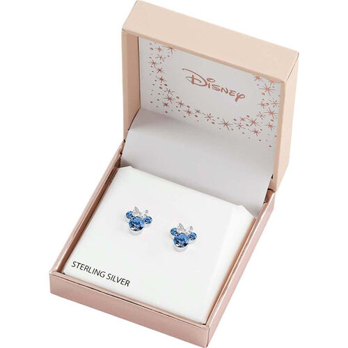 Pendientes Diciembre Minnie Disney plata