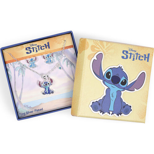 Set colgante + pendientes Stitch Disney