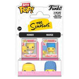 Blister 2 figuras Bitty POP Los Simpsons Homer & Marge
