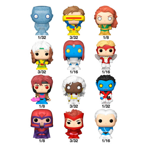 Figura Mystery Bitty POP Marvel X-Men surtido