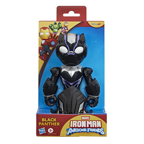Figura Black Panther Iron Man y Su Superequipo Marvel 22cm