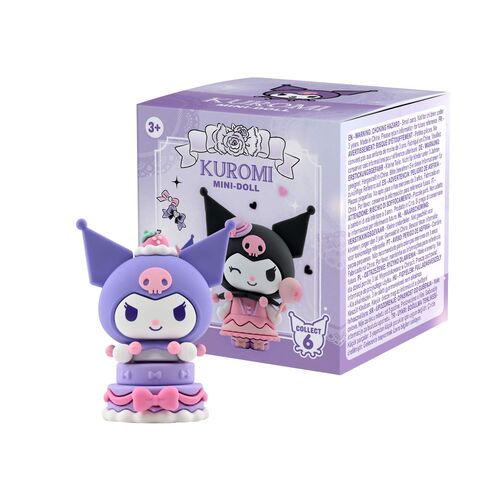 Figura sorpresa Kuromi Birthday Party Hello Kitty 5cm surtido