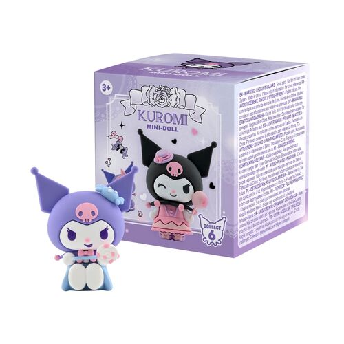 Figura sorpresa Kuromi Birthday Party Hello Kitty 5cm surtido