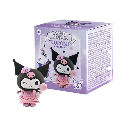 Figura sorpresa Kuromi Birthday Party Hello Kitty 5cm surtido