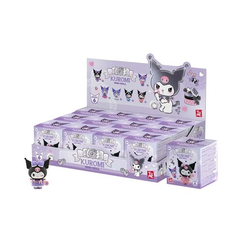 Figura sorpresa Kuromi Birthday Party Hello Kitty 5cm surtido