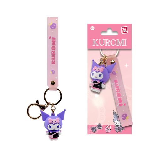 Llavero figura Kuromi Cute Outfit Hello Kitty and Friends 5cm surtido