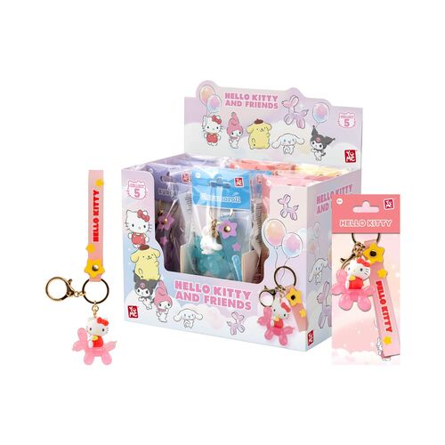 Llavero figura Balloon Hello Kitty and Friends 5cm surtido