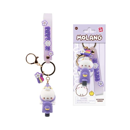 Llavero figura Scooter Molang 6cm surtido