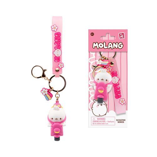 Llavero figura Scooter Molang 6cm surtido