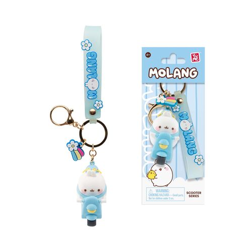 Llavero figura Scooter Molang 6cm surtido