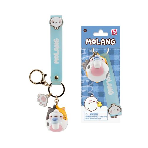 Llavero figura Animal Costume Molang 5cm surtido