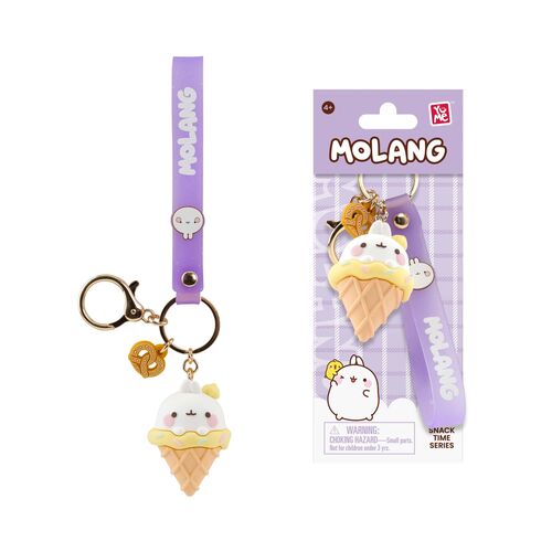 Llavero figura Snack Time Series Molang 5cm surtido