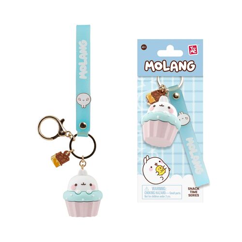 Llavero figura Snack Time Series Molang 5cm surtido
