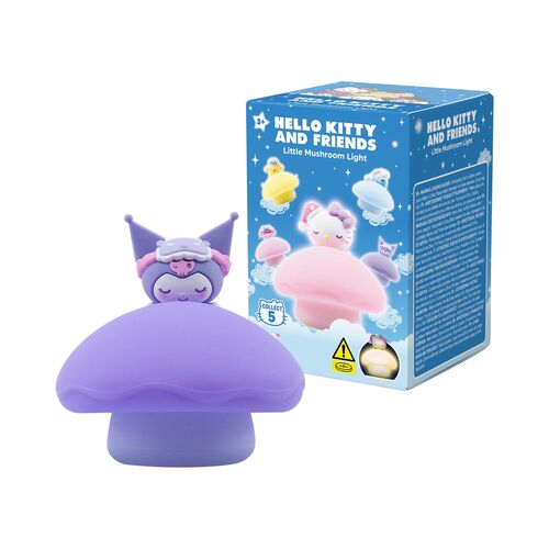 Figura sorpresa Luz Nocturna Little Mushroom Hello Kitty and Friends 6,6cm surtido