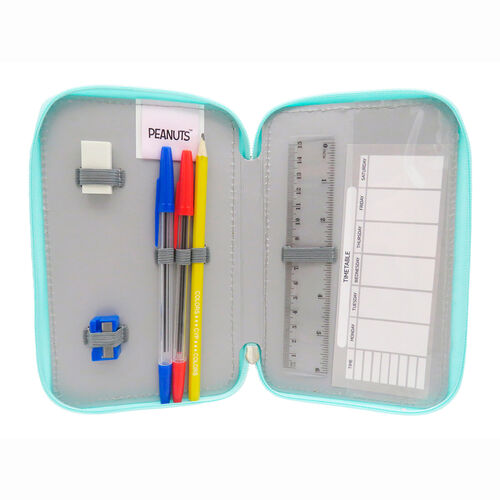 Plumier Snoopy Peanuts triple