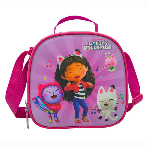 Set Trolley + portatodo + bolsa portameriendas La Casa de Muñecas de Gabby