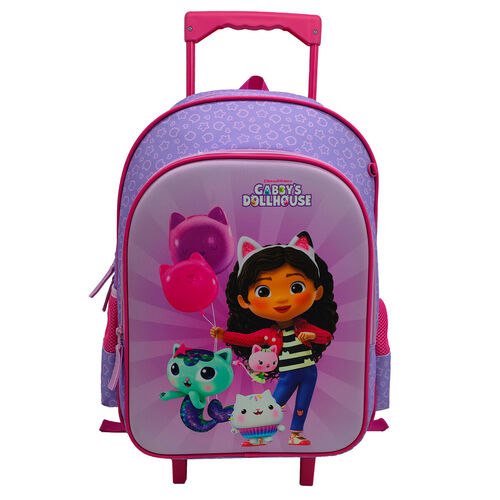Set Trolley + portatodo + bolsa portameriendas La Casa de Muñecas de Gabby