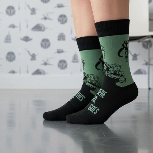 Calcetines Mandalorian Star Wars adulto