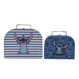 Set 2 cajas almacenamiento Stitch Disney