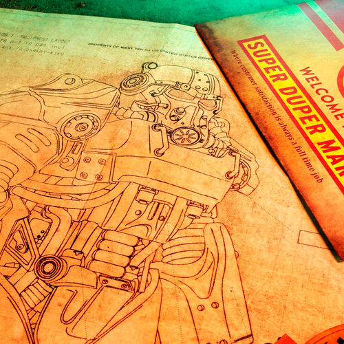 Caja metalica Tesoros del Yermo Fallout