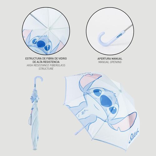 Paraguas manual Stitch Disney