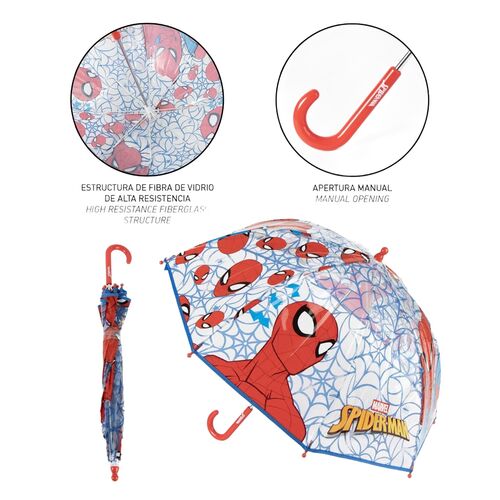 Paraguas manual POE Spiderman Marvel