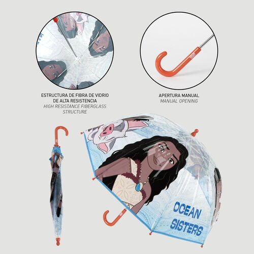 Paraguas manual POE Vaiana Moana Disney