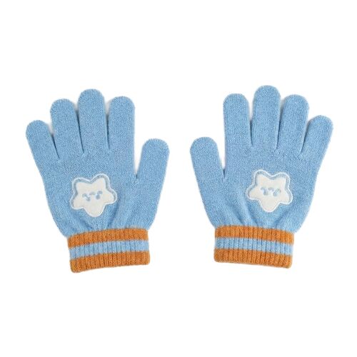 Conjunto gorro guantes bufanda cuello Bluey