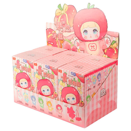 Muñeco peluche sorpresa Blind Box Interesting Fruits Series Nommi 18cm surtido