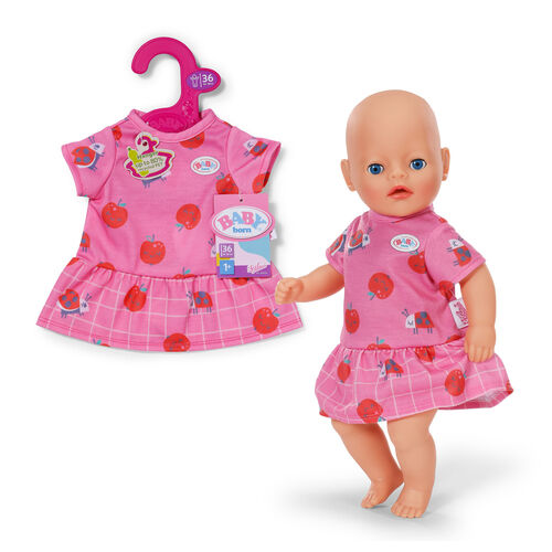 Vestido Rosa Baby Born
