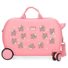 Maleta trolley ABS Baby Pets Bear Roll Road 45cm