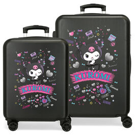 Set 2 maletas trolley ABS Retropop Kuromi Hello Kitty 55/65cm