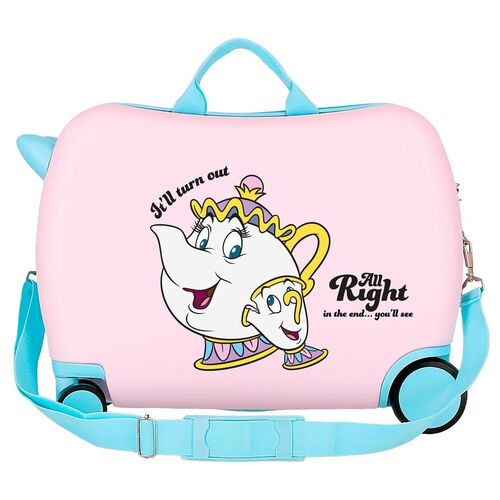 Disney Beauty and the Beast Chip All Right ABS trolley suitcase 50cm