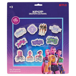 Kpop Demon Hunters Stationery erasers set