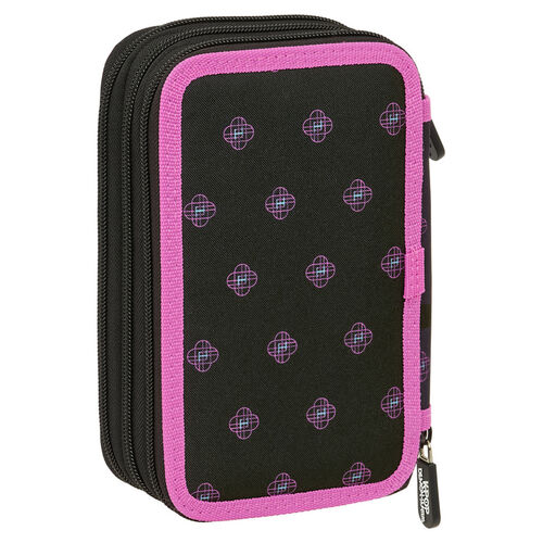 Plumier Negra Kpop Demon Hunters triple 37 pzs