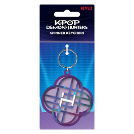 KPop Demon Hunters rotating keychain