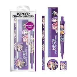 KPop Demon Hunters stationery set