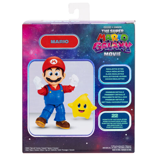 Figura Super Mario Galaxy Movie Super Mario Bros 12,5cm surtido