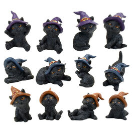 Figura Gato Negro Bruja surtido
