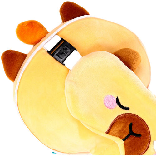 Capibara Duke Relaxeazzz travel pillow eye mask