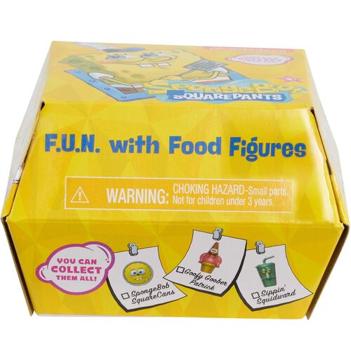 Figura sorpresa F.U.N. Food Squarepants Bob Esponja surtido