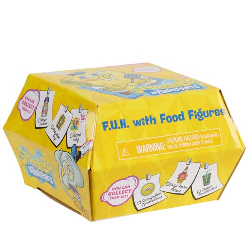 Figura sorpresa F.U.N. Food Squarepants Bob Esponja surtido