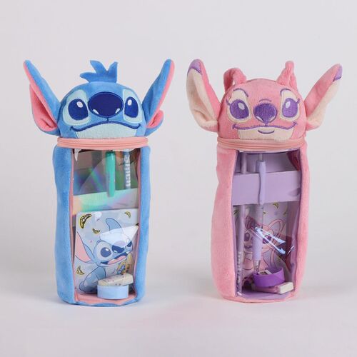 Disney Stitch assorted plush pencil case