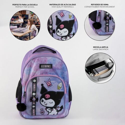 Hello Kitty Kuromi adaptable backpack 42cm